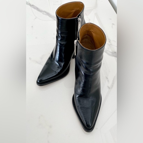 Chloe Black Leather Rylee Ankle Boots Sz 38 $950 - Picture 10 of 10